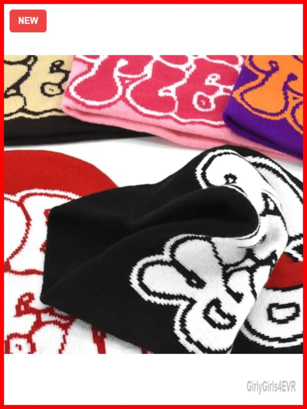 Y2K Letter Print Reversible Beanie - Top Tier Style